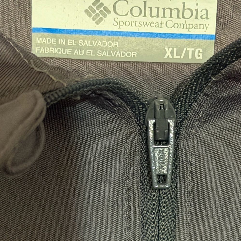Columbia PFG Gray Half-Zip Long Sleeve Fishing Shirt - Picture 5 of 5